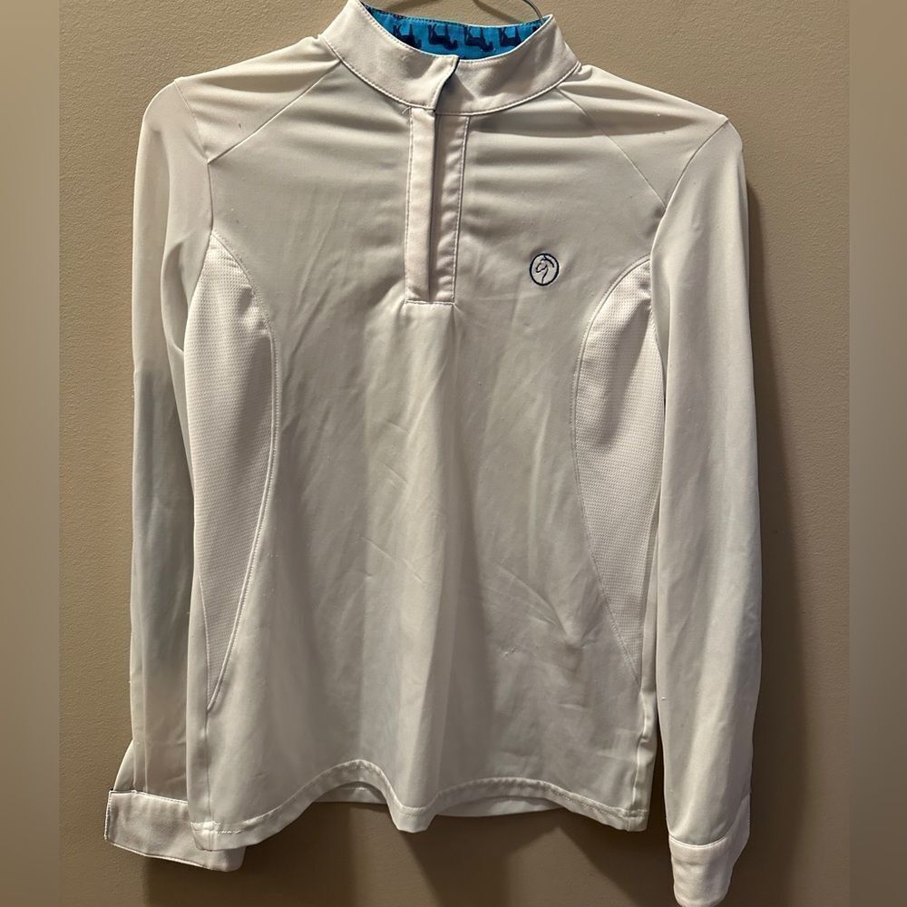 Kathryn Lily Equestrian Show Shirt Size Medium